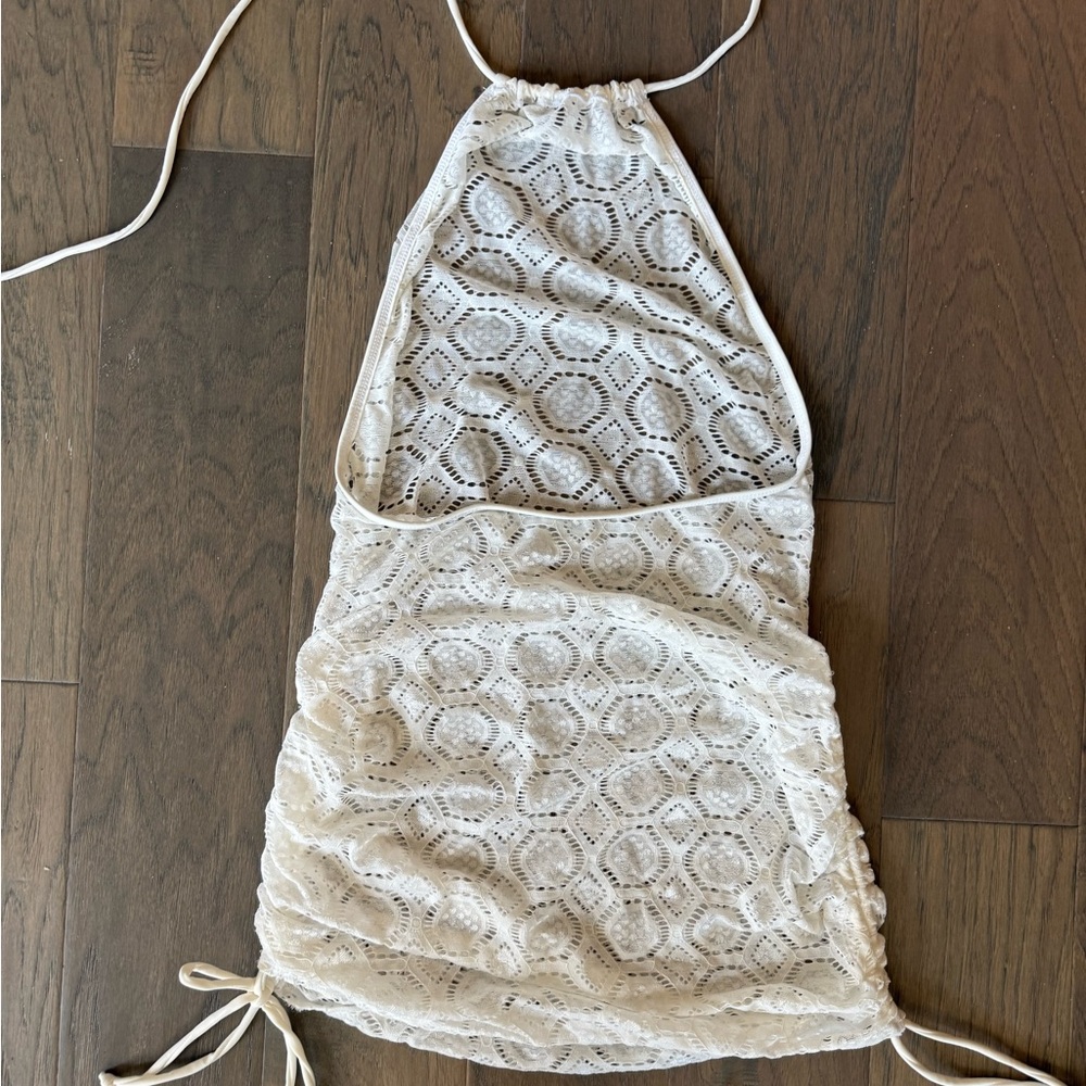 New SHEIN White Lace Swim Coverup s
